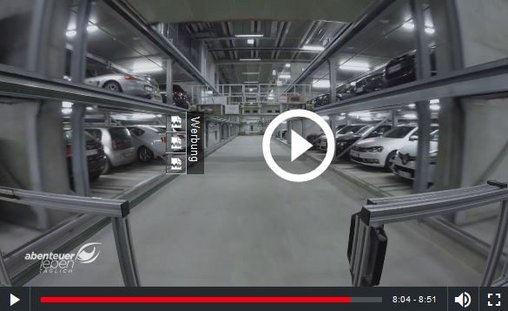 Auto-Tetris im Roboterparkhaus 