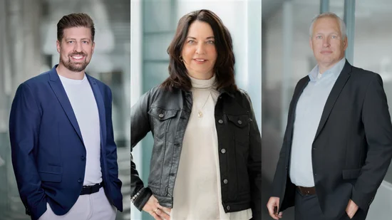 Von links nach rechts: Emanuel Roman, Renate Junker, Curt Bauer 