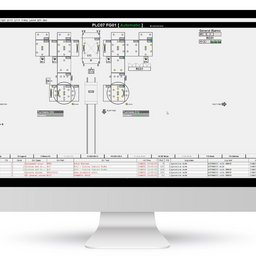 SCADA: Compelling supervision, visualisation and control tool for monitoring the position and status of each piece of automated equipment and goods handled in the warehouse in real time.